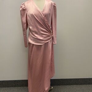 COPY - 70s Vintage Pink gown by “For Bernadette”